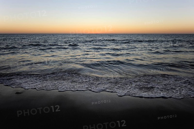 Sunset on the beach at Cervantes, Perth, Western Australia, WA, Indian Ocean, Australia