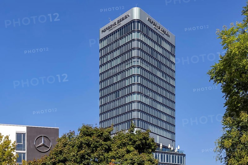 The Porsche Design Tower is 87 metres high and has 25 floors above ground, making it the tallest high-rise building in Stuttgart. The Radisson Hotel Group operates a hotel under the Radisson Blu brand on the upper floors. Stuttgart, Baden-Württemberg, Germany