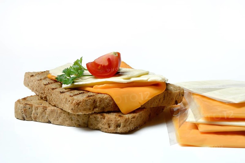 Processed cheese, processed cheese slices on toast