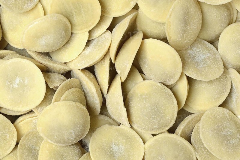 Anolini, filled dumplings, pasta variety from Italy, Anolini piacentini