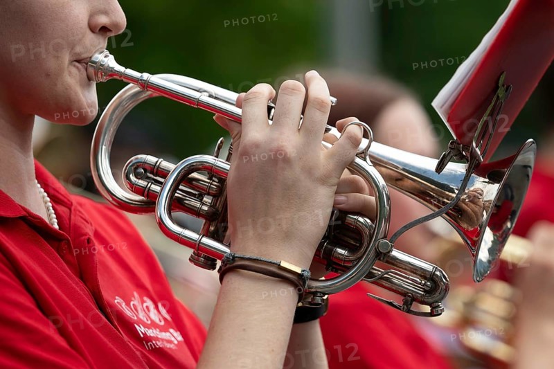 Cornet wind instrument, Interlaken, Switzerland