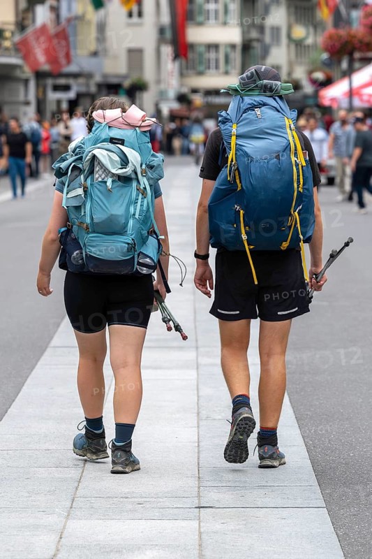 Hiker couple, Interlaken, Switzerland