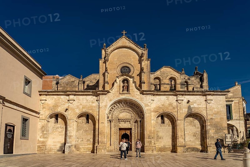 The church Chiesa di San Giovanni Battista, Matera, Basilicata, Italy