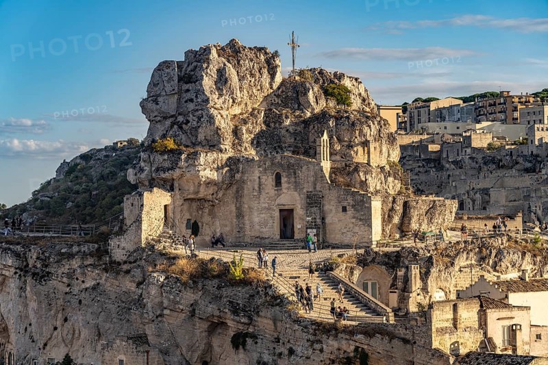 Rock church of St Mary of Idris in Matera, Basilicata, Italy