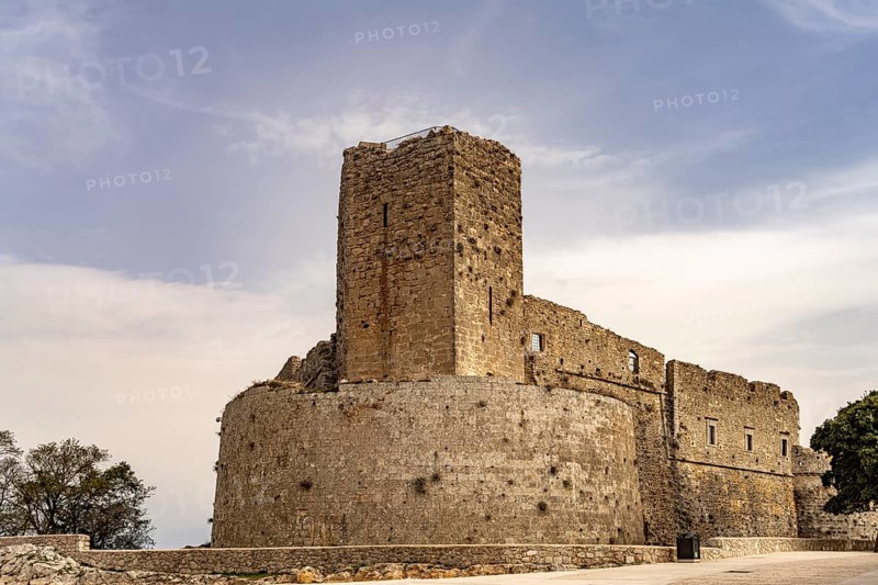 The Castello di Monte Sant'Angelo, Gargano, Apulia, Italy