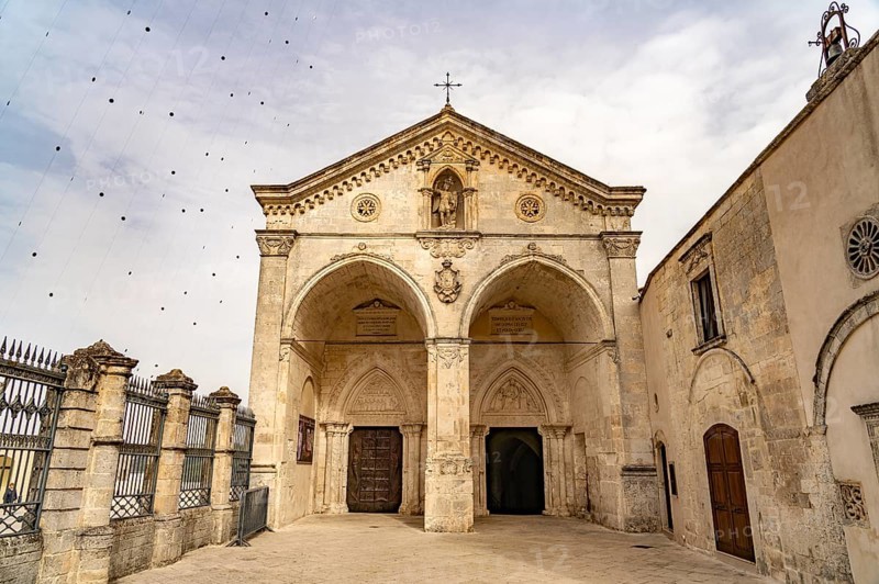 The Roman Catholic pilgrimage church of San Michele Arcangelo, UNESCO World Heritage Site in Monte Sant'Angelo, Gargano, Apulia, Italy