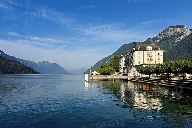 Hotel Waldstätterhof on Lake Lucerne, Brunnen, Canton Schwyz, Switzerland
