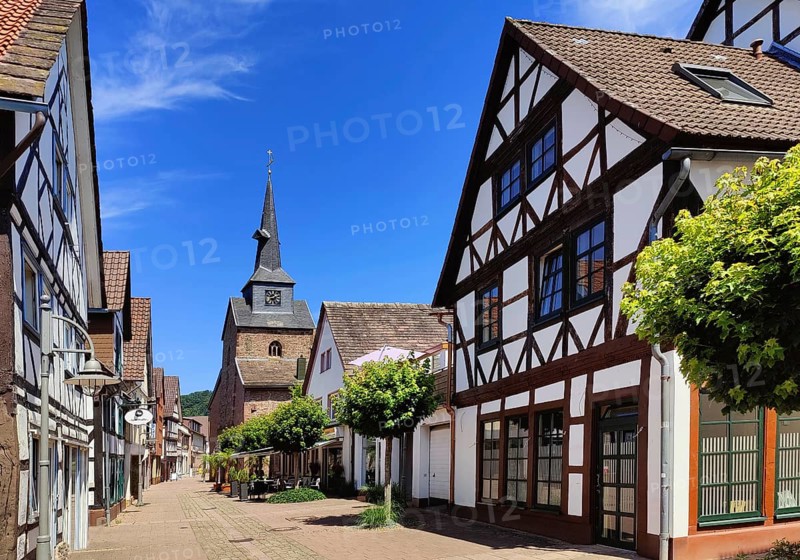 Protestant town church of St Nicolai in the Münchhausen town of Bodenwerder, Lower Saxony, Germany