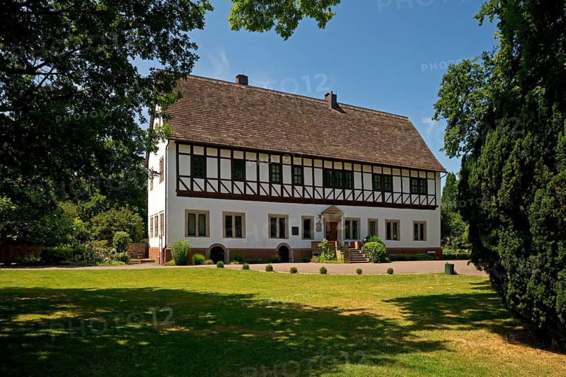 Münchhausen Castle, a former manor house, today town hall, birthplace of Münchhausen, Bodenwerder, Weserbergland, Lower Saxony, Germany