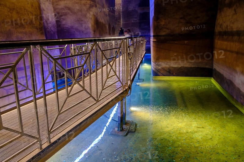 Palombaro lungo cistern, cave settlement, cave dwellings, houses, Sassi, Matera, Unesco World Heritage Site, Basilicata, Italy
