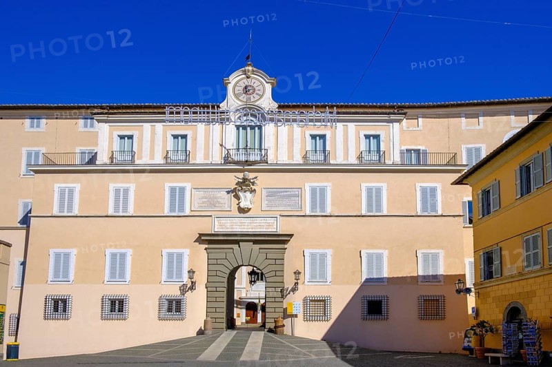 Papal summer residence Castel Gandolfo, Palazzo Pontificio, Albano, Alban Hills, Colli Albani, Lazio, Italy