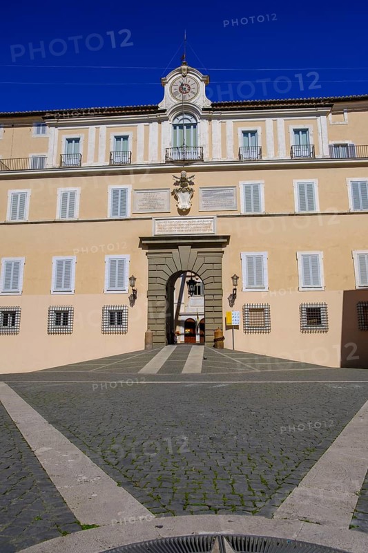 Papal summer residence Castel Gandolfo, Palazzo Pontificio, Albano, Alban Hills, Colli Albani, Lazio, Italy