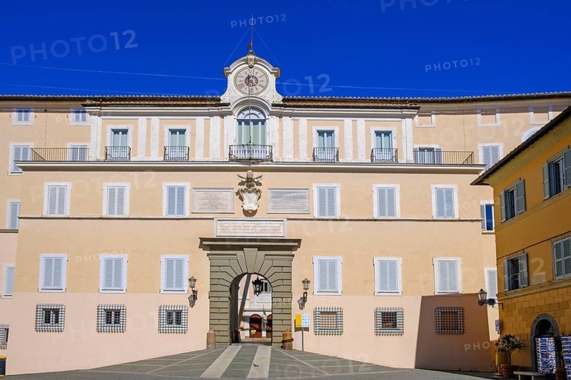 Papal summer residence Castel Gandolfo, Palazzo Pontificio, Albano, Alban Hills, Colli Albani, Lazio, Italy
