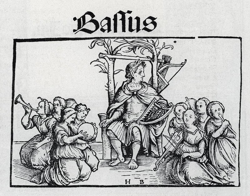 Bass, the four vocal parts from Öglin's songbook 1512, from Könnecke Bilderatlas zur Geschichte der Deutschen Litteratur Marburg, 1887