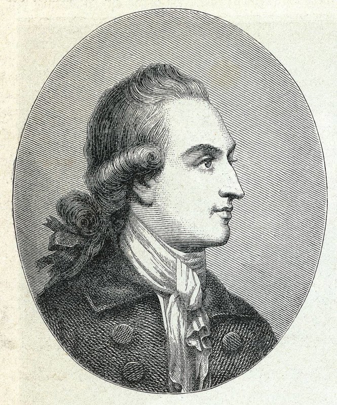 Johann Wolfgang von Goethe (1749-1822), 1779, German Literary History, by Robert König, 9th edition from 1881