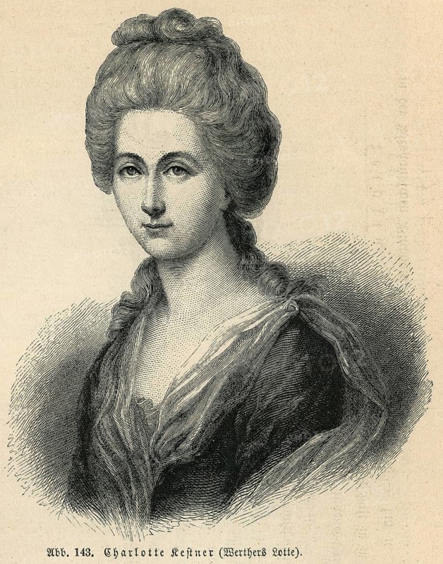 Charlotte Sophie Henriette Buff (11 January 1753 in Wetzlar 16 January 1828 in Hanover) was the model for Lotte in Johann Wolfgang von Goethe's The Sorrows of Young Werther. German literary history, by Robert König, 9th edition from 1881