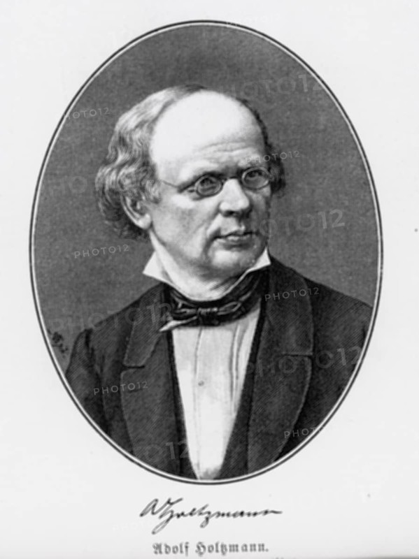 Adolf Holzmann (1810-1870), from Könnecke Bilderatlas zur Geschichte der Deutschen Litteratur Marburg, 1887