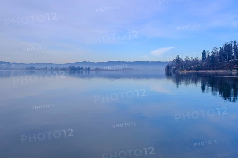 At Lake Walchensee, south shore near Einsiedl, Upper Bavaria, Bavaria, Germany