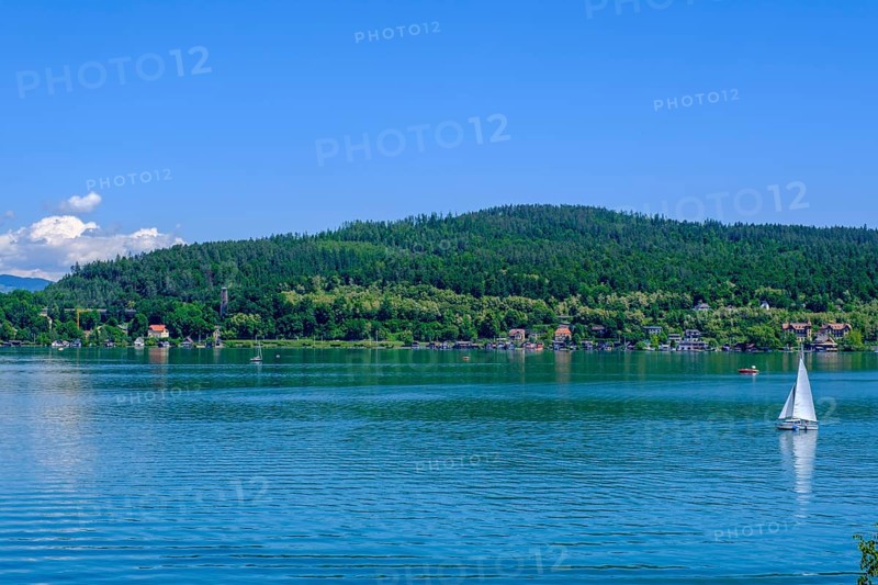 On Lake Lake Wörth, south shore, near Sekirn, Carinthia, Austria