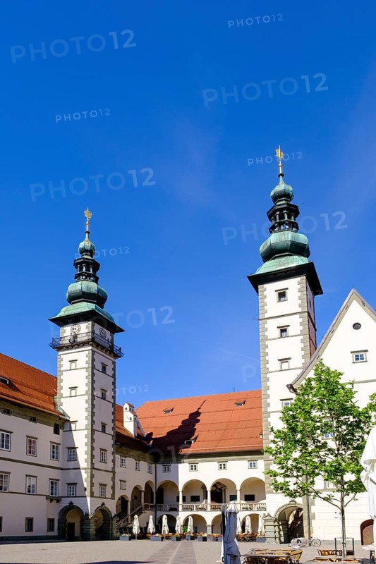 Landhaus Klagenfurt, seat of the Carinthian Parliament, Klagenfurt, Carinthia, Austria