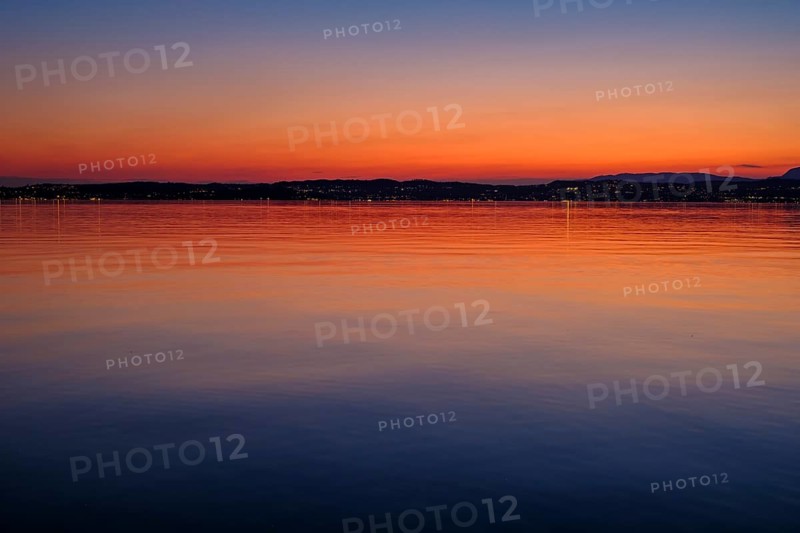 Sunset, Sirmione on Lake Garda, Veneto, Veneto, Italy