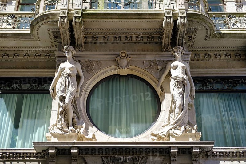 Via Dante Alighieri, Trieste, Adriatic Sea, Friuli Venezia Giulia Region, Italy