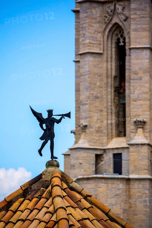 San Feliu, Church of Sant Felix, Inglesia de Sant Felix, Cathedral of Girona, Girona, Cataluña, Gerona, Catalonia, Spain