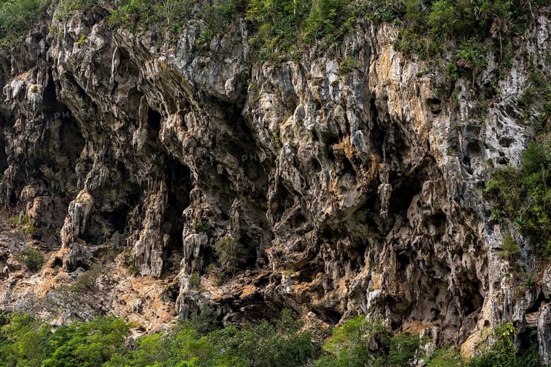 Karst mountain in the Vinales Valley, Viñales, Cuba, Pinar del Río