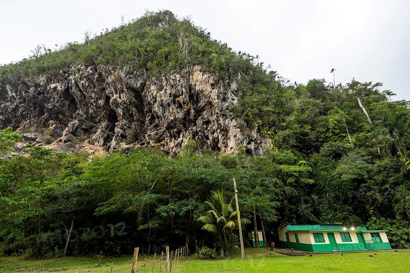 Karst mountain in the Vinales Valley, Viñales, Cuba, Pinar del Río