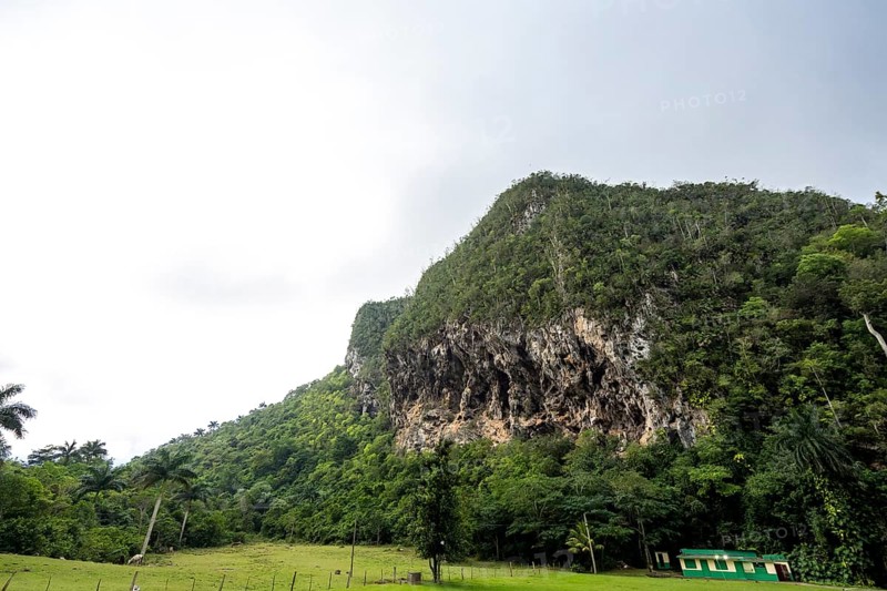 Karst mountain in the Vinales Valley, Viñales, Cuba, Pinar del Río