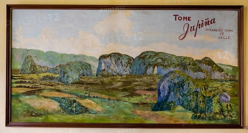 Painting of the Vinalestal, Viñales, Cuba, Pinar del Río, Cuba, Viñales, Pinar del Río