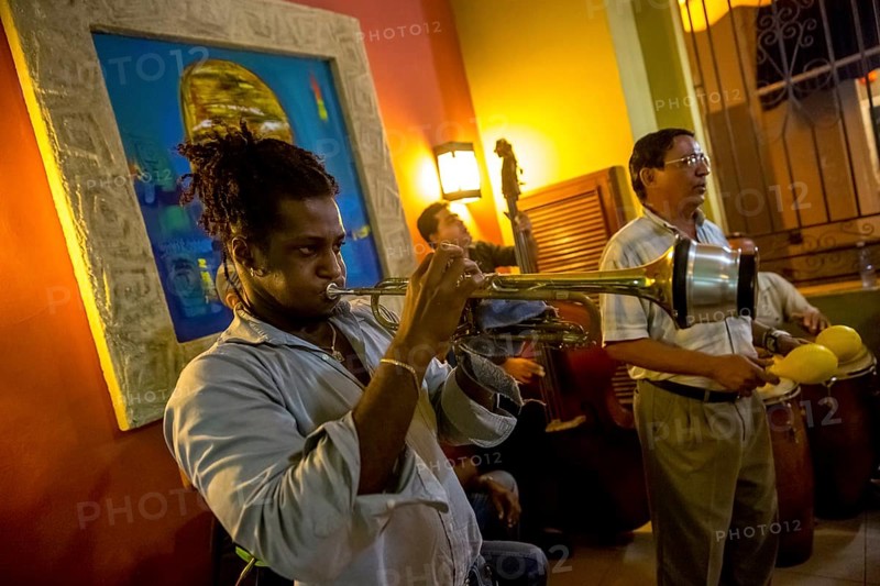 Musician in one of the many music bars and music restaurants in Havana, Havana, La Habana, Cuba, Cuba, Central America