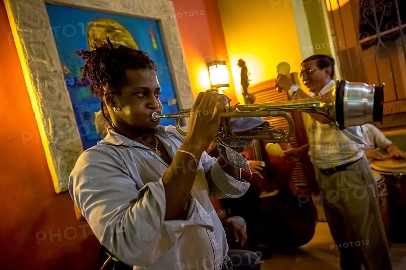 Musician in one of the many music bars and music restaurants in Havana, Havana, La Habana, Cuba, Cuba, Central America