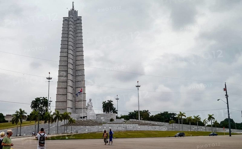 Monumento a Jose Marti at the Square of the Revolution, La Habana, Havana, Cuba, Cuba, Europe, aerial view, birds-eyes view, aerial photography, aerial photography, overview, bird's eye view
