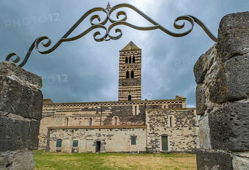 Sardinia, Santissima TrinitÃƒÂ di Saccargia, Romanesque church, Codrongianos, Europe, Province of Sassari, Italy, abbey church, place of worship, chiesa, religious community, place of worship, holy site, IT, church, church community, denomination, travel, destination, religion, religious site, sightseeing, tourism
