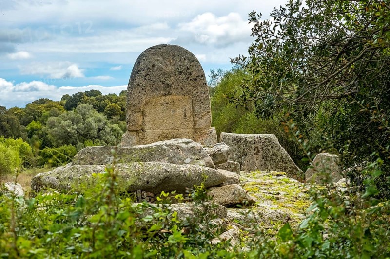 Sardinia, Nuraghic people, tomb of the giants Coddu Vecchiu, cult site, tomba dei giganti Coddu Ecchju, historical tomb of large stones, Arzachena, Europe, province of Sassari, Italy, antiquity, architecture, archaeology, building, Coddu Vecchiu, heritage, open-air, history, giant tomb, tombs, cult site, culture, landscape, megaliths, monument, nature, Nuraghier, travelling, ruins, sight, sightseeing, stone structure, tourism, tourist attraction, ancient, large stones, historical, historical tomb, Mediterranean, prehistoric