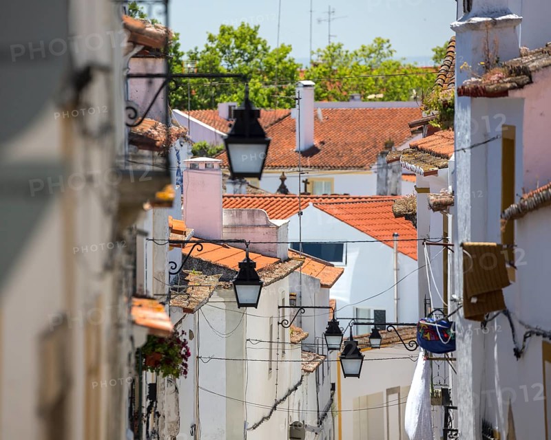 Alleyways in Evora, Evora, Évora district, Portugal