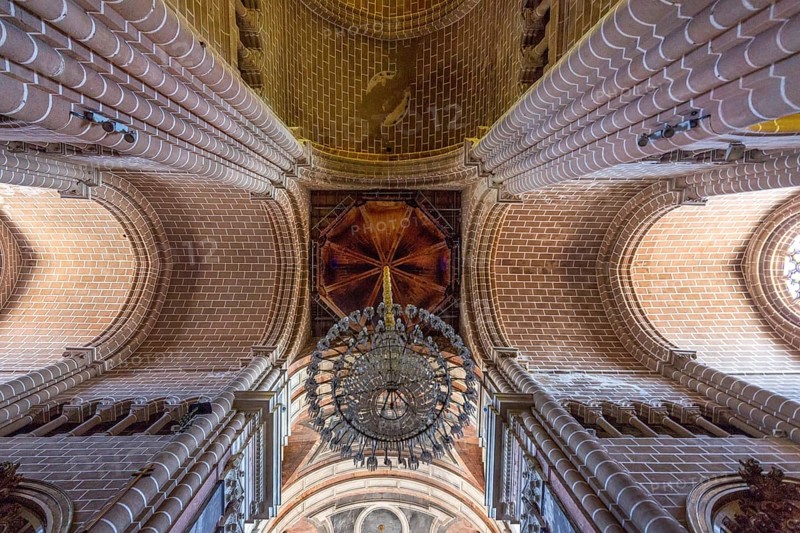 UNESCCO World Heritage Site, Nave of the Cathedral, Sé Catedral de Évora Basílica Sé Catedral de Nossa Senhora da Assunção, Evora, District of Évora, Portugal