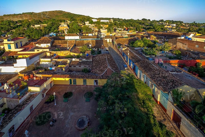 View of the city of Trinidad, Trinidad, Cuba, Sancti Spíritus, Sancti Spíritus from the bell tower of the Convento de San Francisco de Asis church