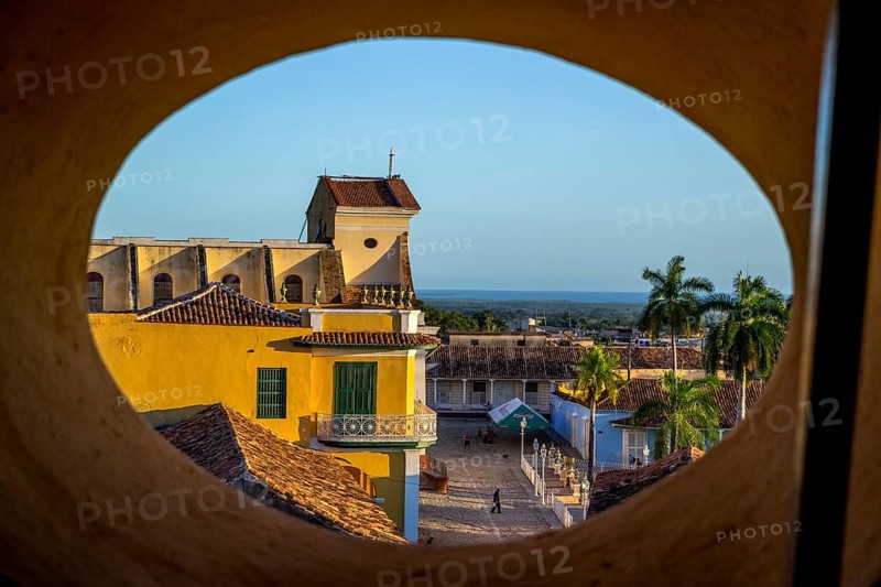 View of the city of Trinidad, Trinidad, Cuba, Sancti Spíritus, Sancti Spíritus from the bell tower of the Convento de San Francisco de Asis church