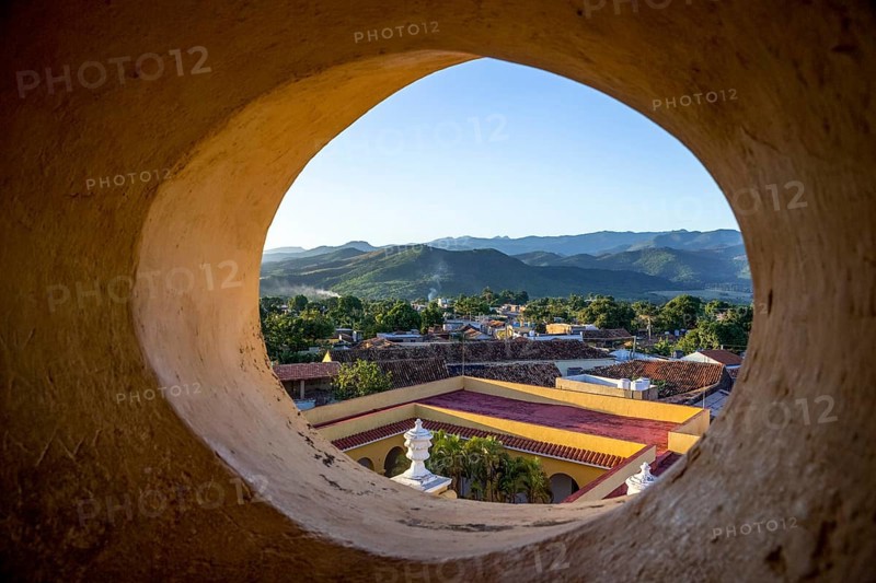 View of the city of Trinidad, Trinidad, Cuba, Sancti Spíritus, Sancti Spíritus from the bell tower of the Convento de San Francisco de Asis church
