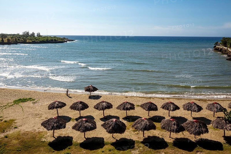 Yaguanabo beach on the southern side of the Caribbean island of Cuba, Caribbean, Yaguanabo, Cuba, Cienfuegos, Cuba