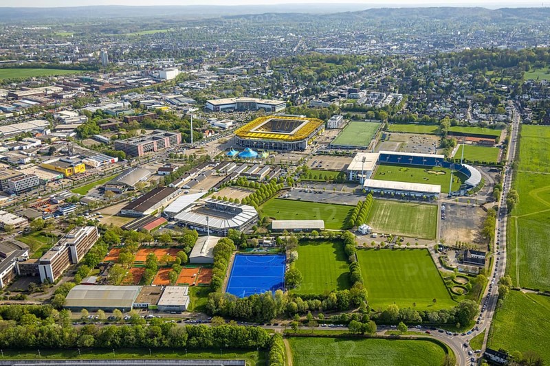 Aerial view, Aachener Tivoli, football stadium in Sportpark Soers, home ground of football club Alemannia Aachen, Circus-Theatre Roncalli circus tents, Chio Aachen stadium for equestrian tournament, Deutsche Bank Stadium Chio Aachen grounds, Laurensberg, Aachen, Rhineland, North Rhine-Westphalia, Germany, football stadium, Sportpark Soers, home ground, Alemannia Aachen, Circus theatre Roncalli, circus tents, Chio Aachen Stadium, equestrian sport, tournament, Deutsche Bank Stadium, Chio Aachen grounds, football club, tents, sport, culture, event location, architecture, sports facility, leisure, entertainment, urban, aerial view, urban development, landscape, equestrian sport tournament, open-air event, city view, grounds, complex, events
