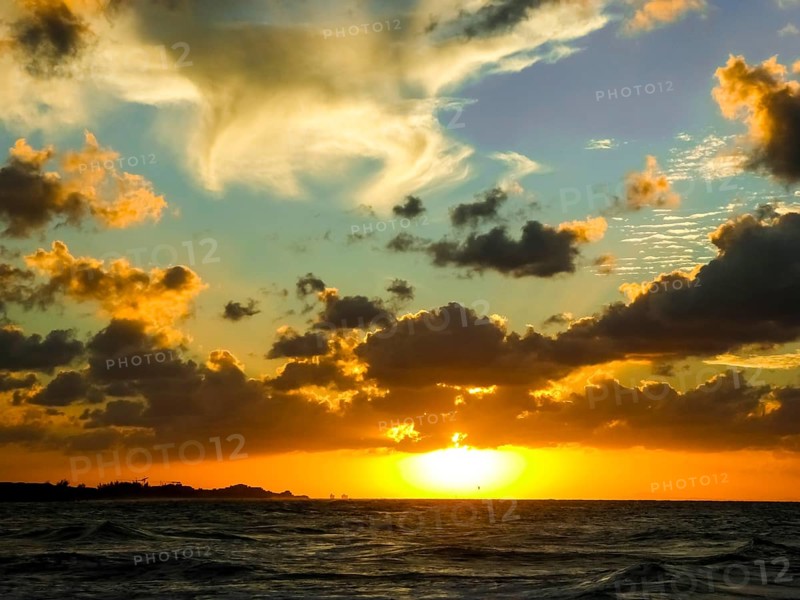 Varadero beach in the PARADISUS VARADERO RESORT SPA hotel complex with sunset, Varadero, Cuba, Matanzas, Cuba, Central America
