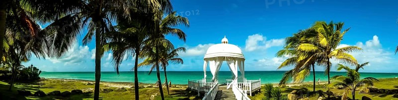 Wedding pavilion of the Hotel PARADISUS VARADERO RESORT SPA Varadero, Cuba, Matanzas, Cuba, Central America