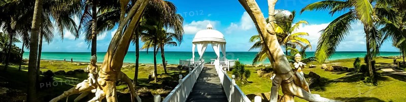 Wedding pavilion of the Hotel PARADISUS VARADERO RESORT SPA Varadero, Cuba, Matanzas, Cuba, Central America