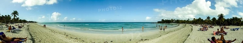 On the tourist beach of Varadero Hotel PARADISUS VARADERO RESORT SPA, Caribbean, Varadero, Cuba, Matanzas, Cuba, Central America
