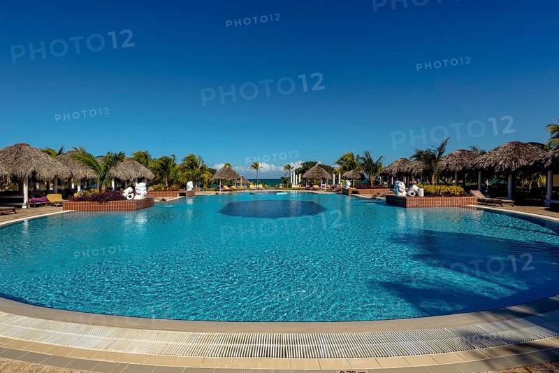Pool in a holiday resort in Cuba, Varadero, Cuba, Matanzas, Cuba