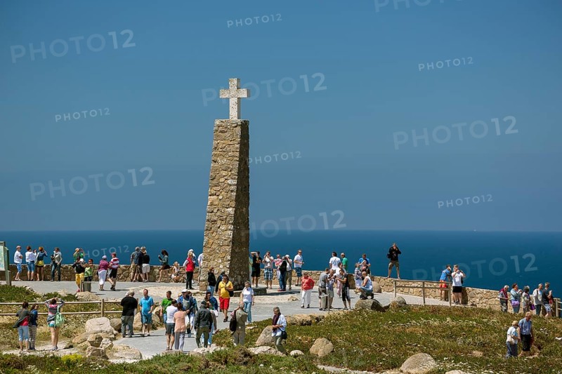 Atlantic coast, Cabo da Roca, westernmost point of the continent of Europe, Lisbon coast, São João das Covas, Lisbon district, Portugal