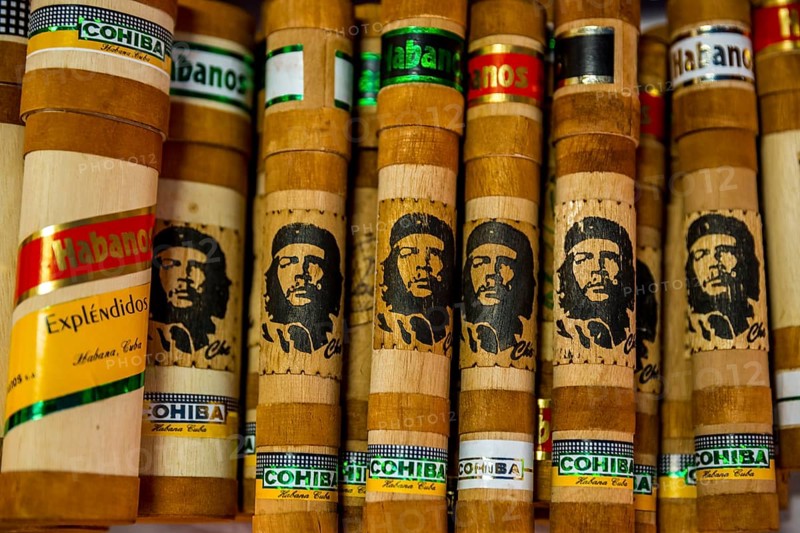 Wrapped Cuban cigars with an Ernesto Che Guevara imprint, Trinidad, Cuba, Sancti Spíritus, Cuba, Sancti Spíritus